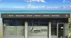 Desktop Screenshot of anikas-reisen.ch