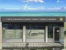 Tablet Screenshot of anikas-reisen.ch